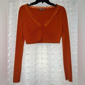 SHEIN long sleeve crop top